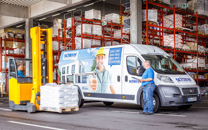 Lagerhalle der Max Schierer GmbH