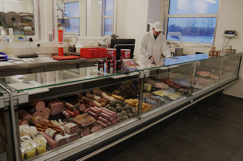 Kühltheke im Frische Zentrum Kreipl