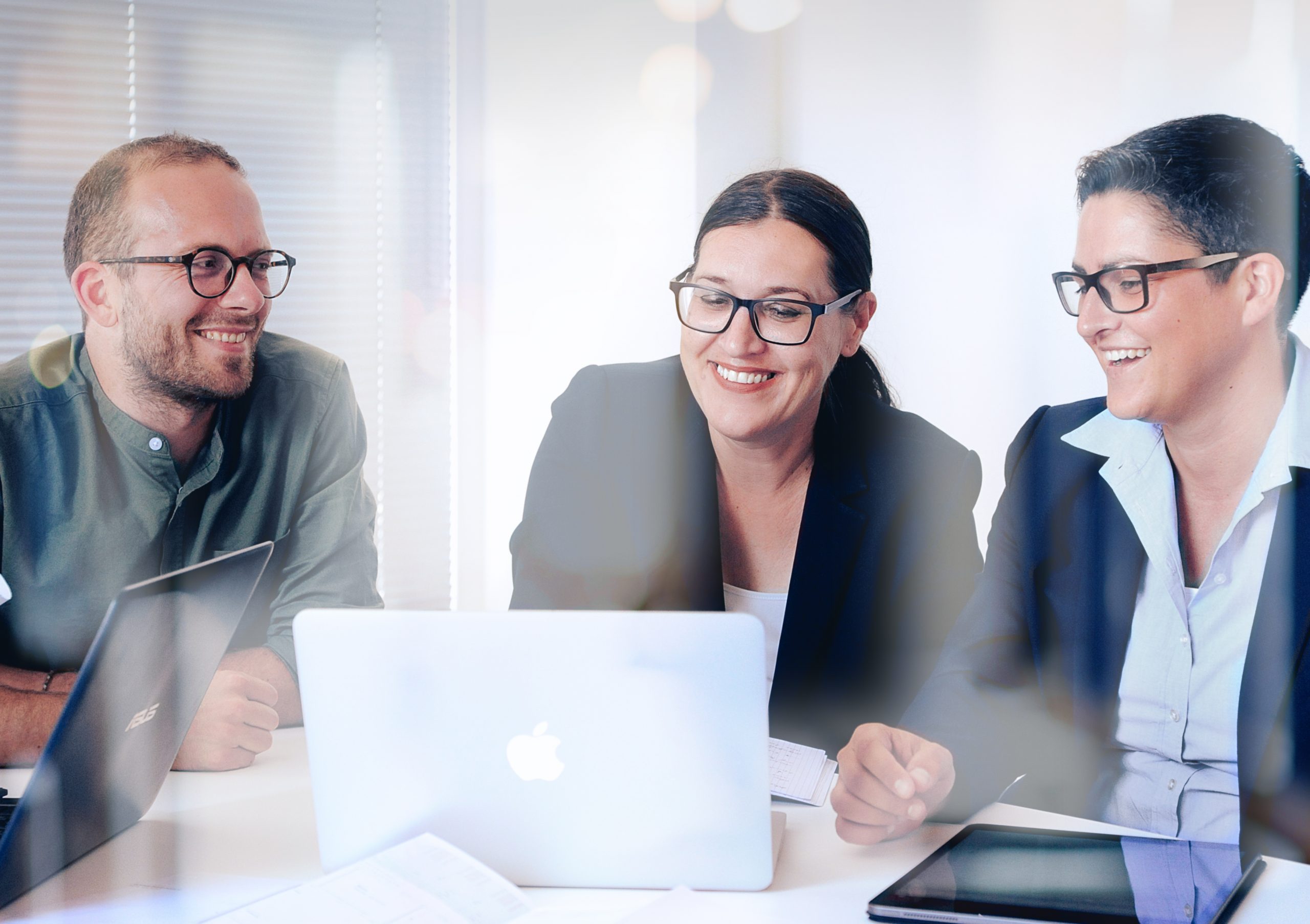 drei Mitarbeiter der Koch Gruppe