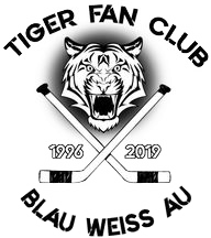 Logo vom Tiger Fan Club Blau Weiß Au