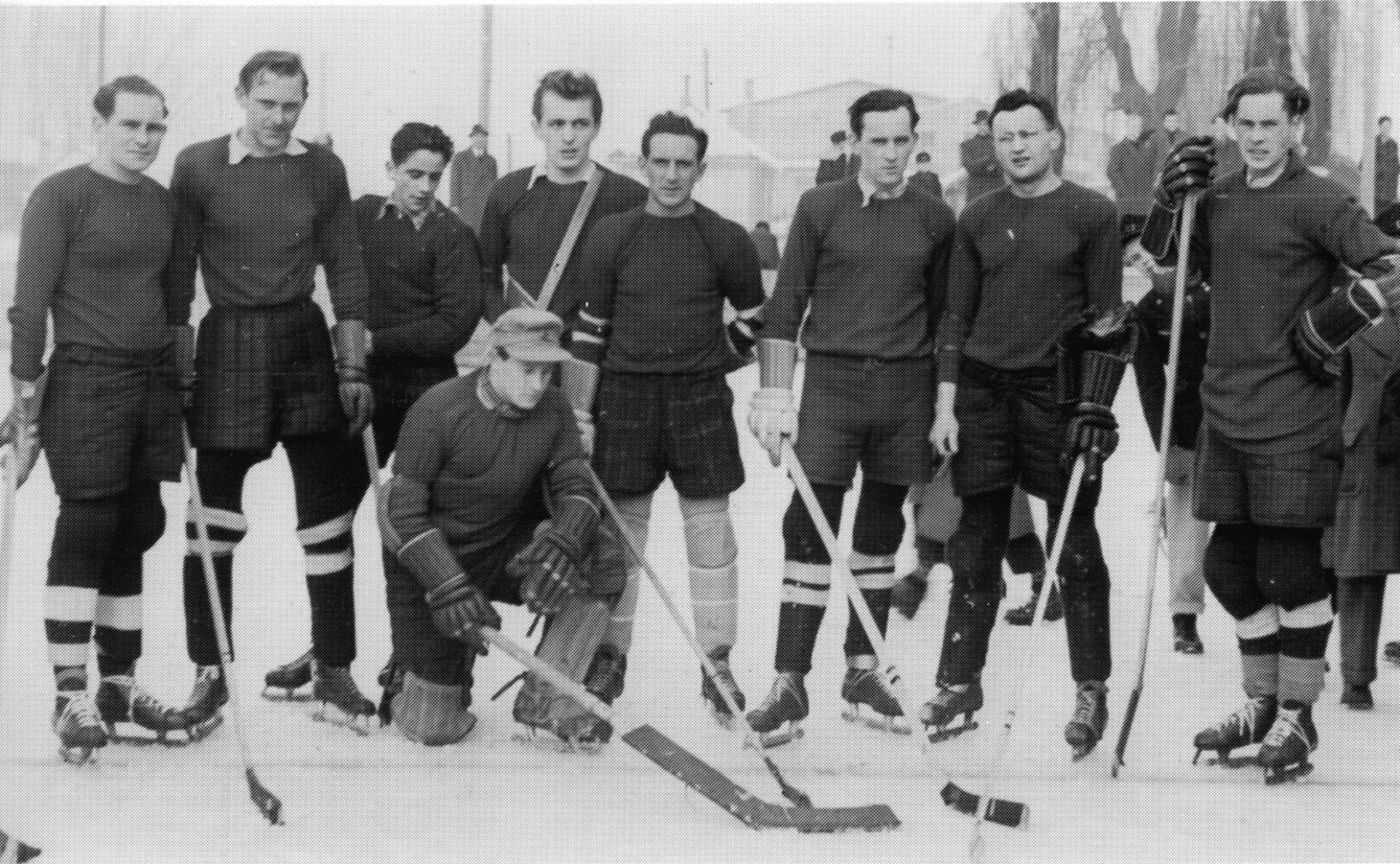 Gruppenfoto mit den Spielern von 1941