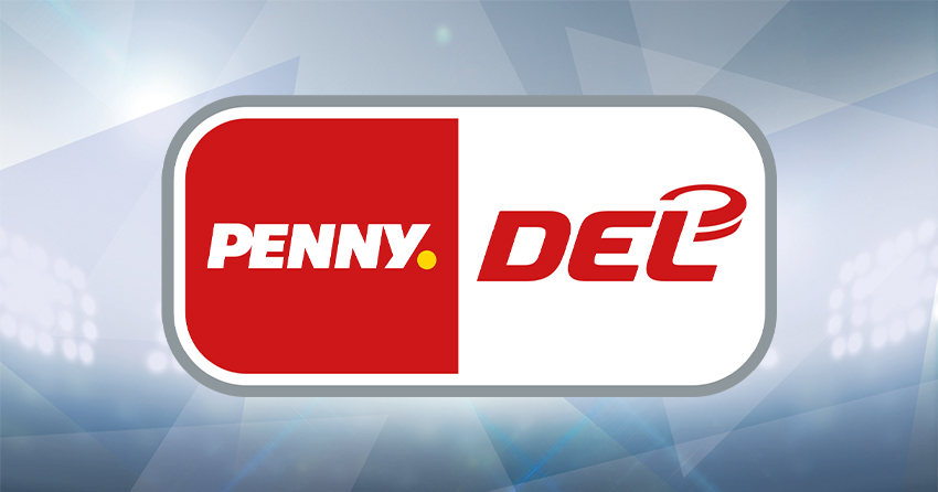 Logo von Penny neben Logo von DEL
