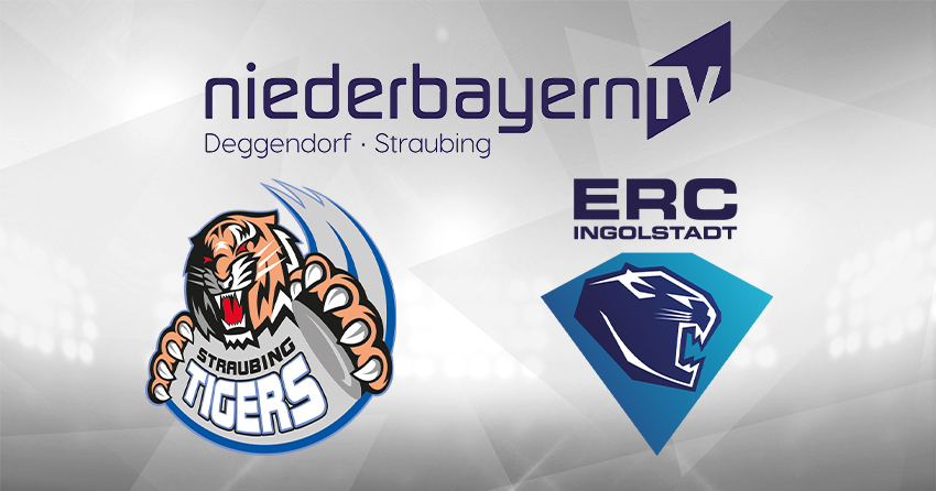 Straubing Tigers und ERC Ingolstadt live auf Niederbayern TV