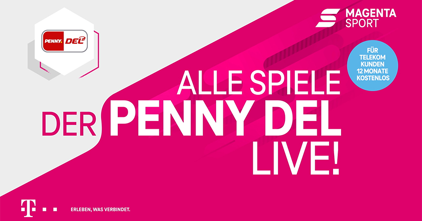 Magenta Sport: Alle Spiele der Penny Del live!