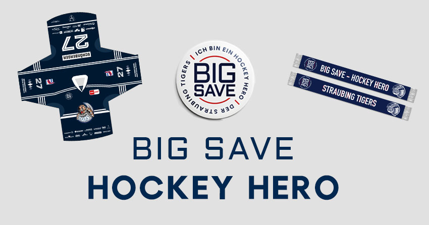 Werbeartikel Big Save Hockey Hero