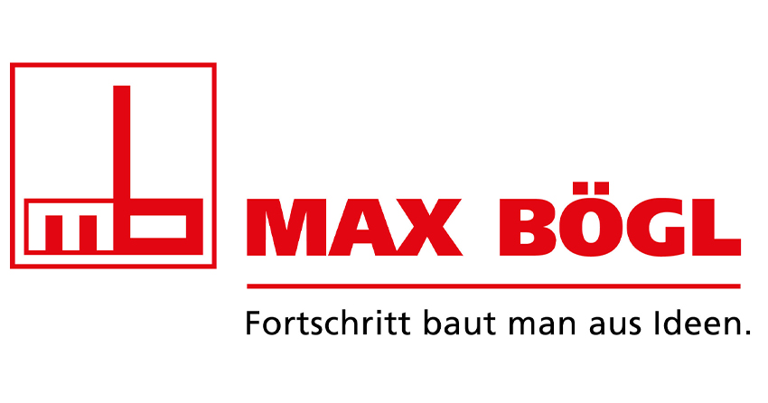 Logo Max Bögl - Fortschritt baut man aus Ideen