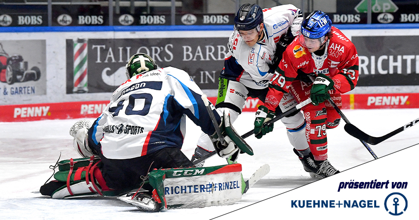 Spieler der Tigers beim Spiel in Augsburg