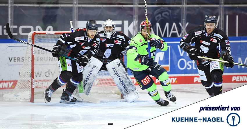 Spieler der Tigers beim Spiel gegen Ingolstadt