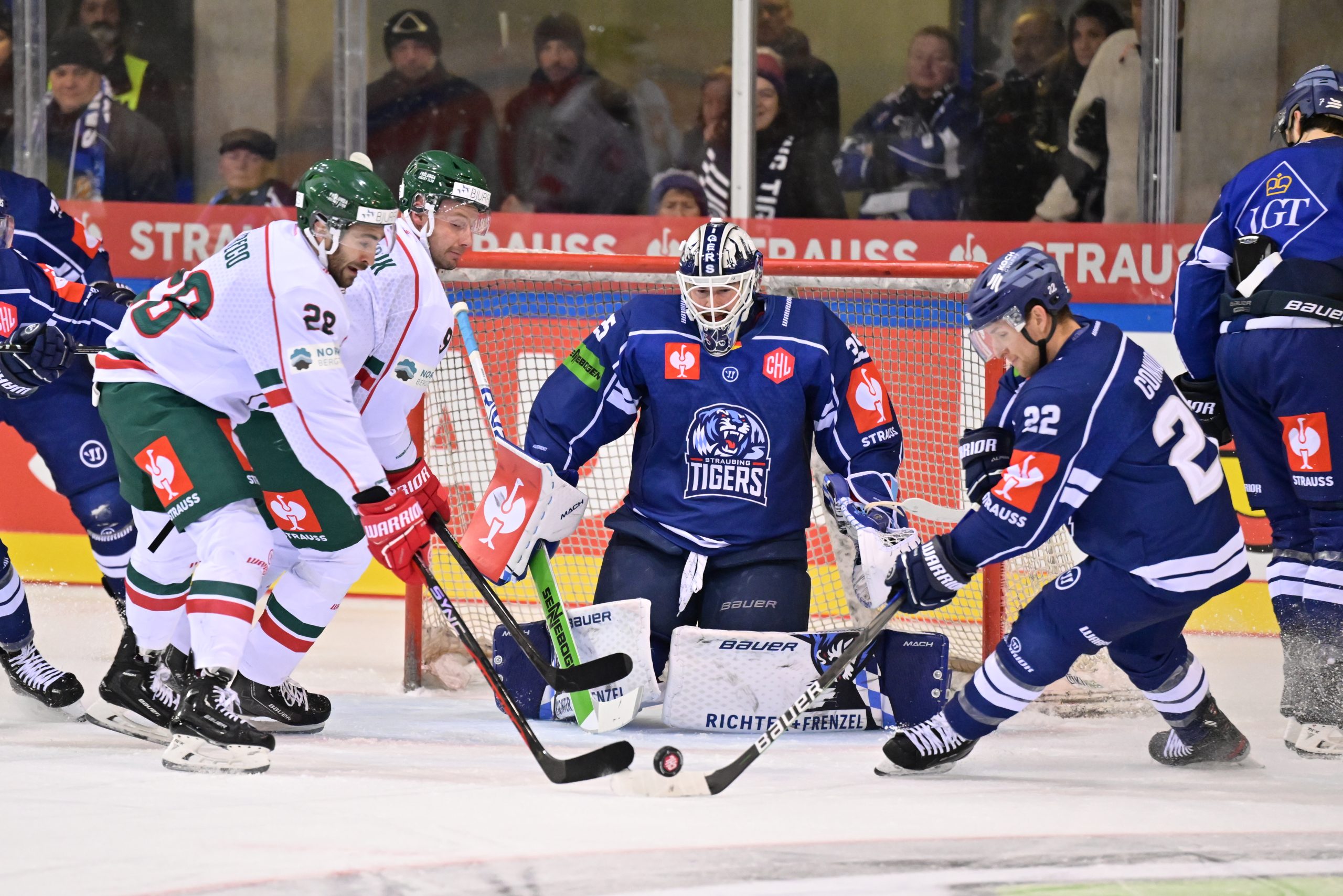 Straubing Tigers scheiden gegen Göteborg im Achtelfinale aus der Champions Hockey League aus